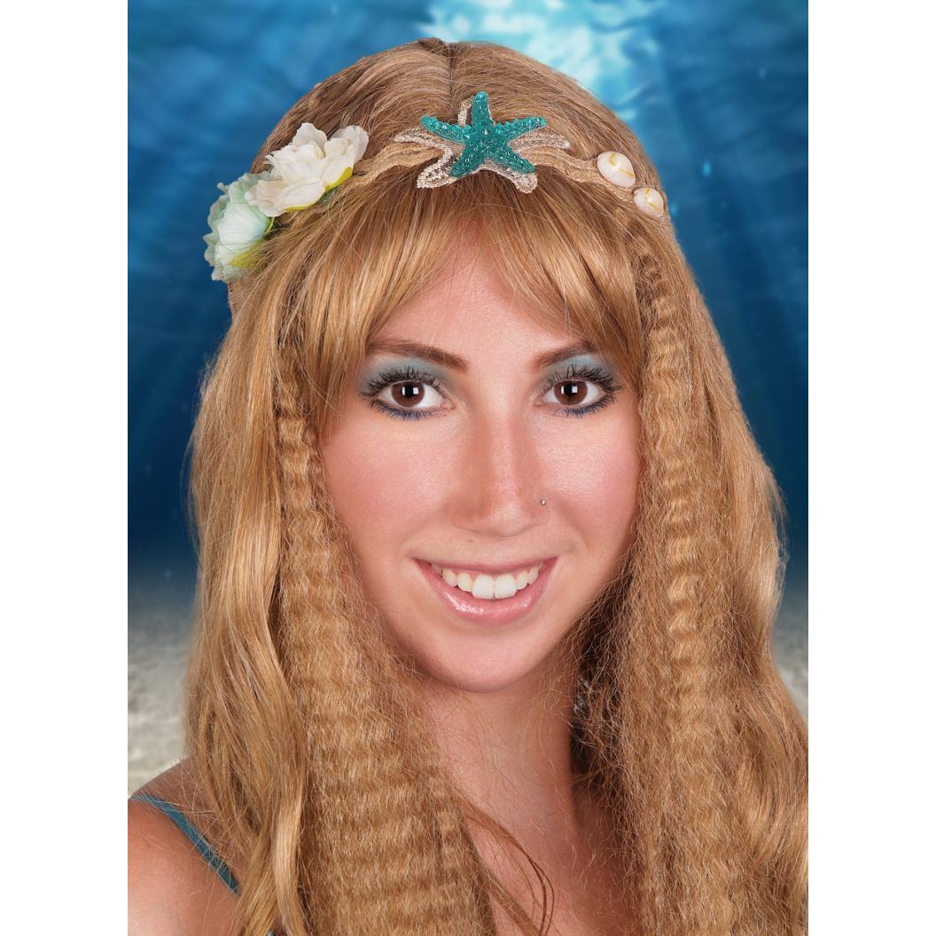 Starfish headband with shells - worldclasscostumes
