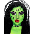 Stitches Adhesive Face Jewels Sticker - worldclasscostumes