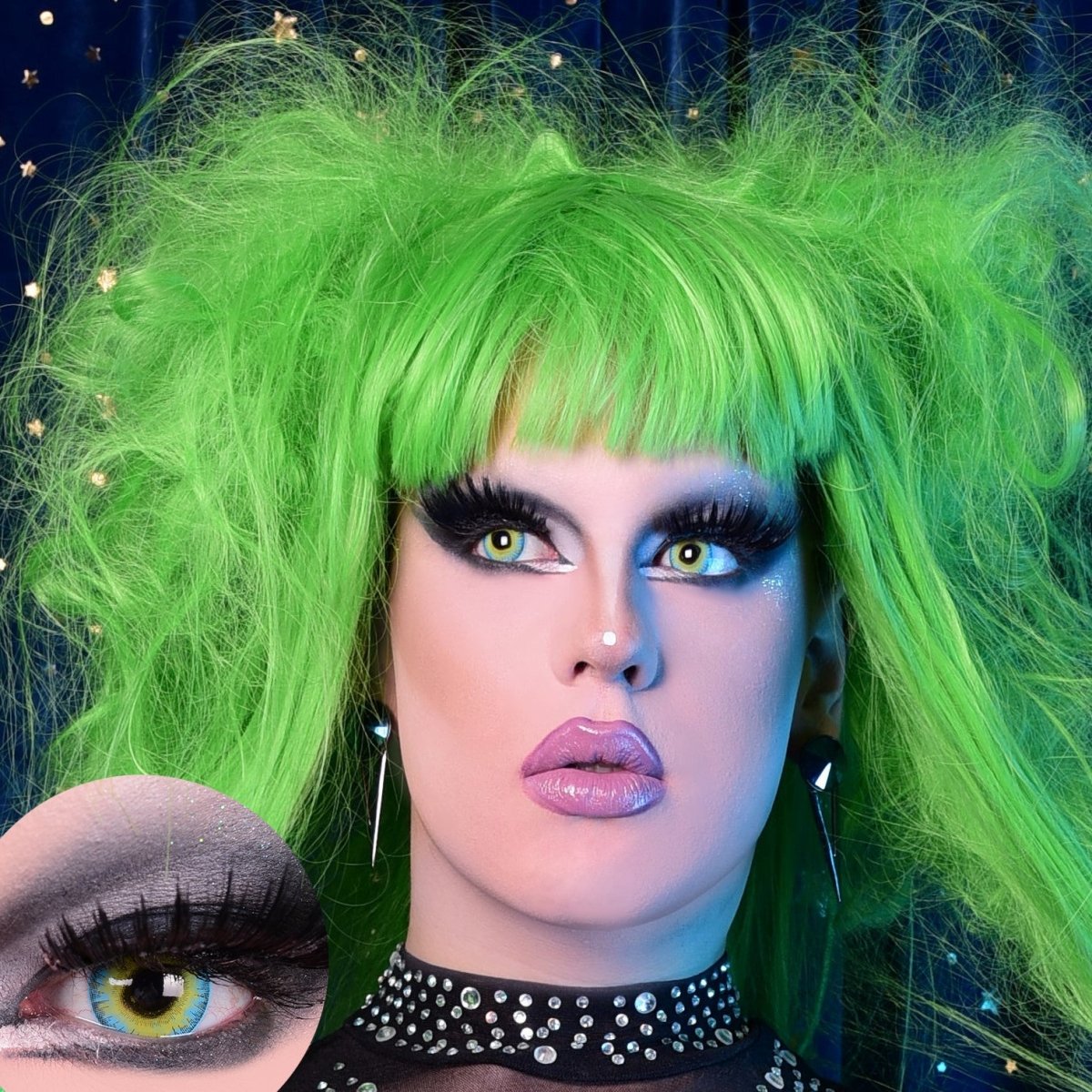 Strange - Green and Blue Cosplay Coloured contact lenses - worldclasscostumes