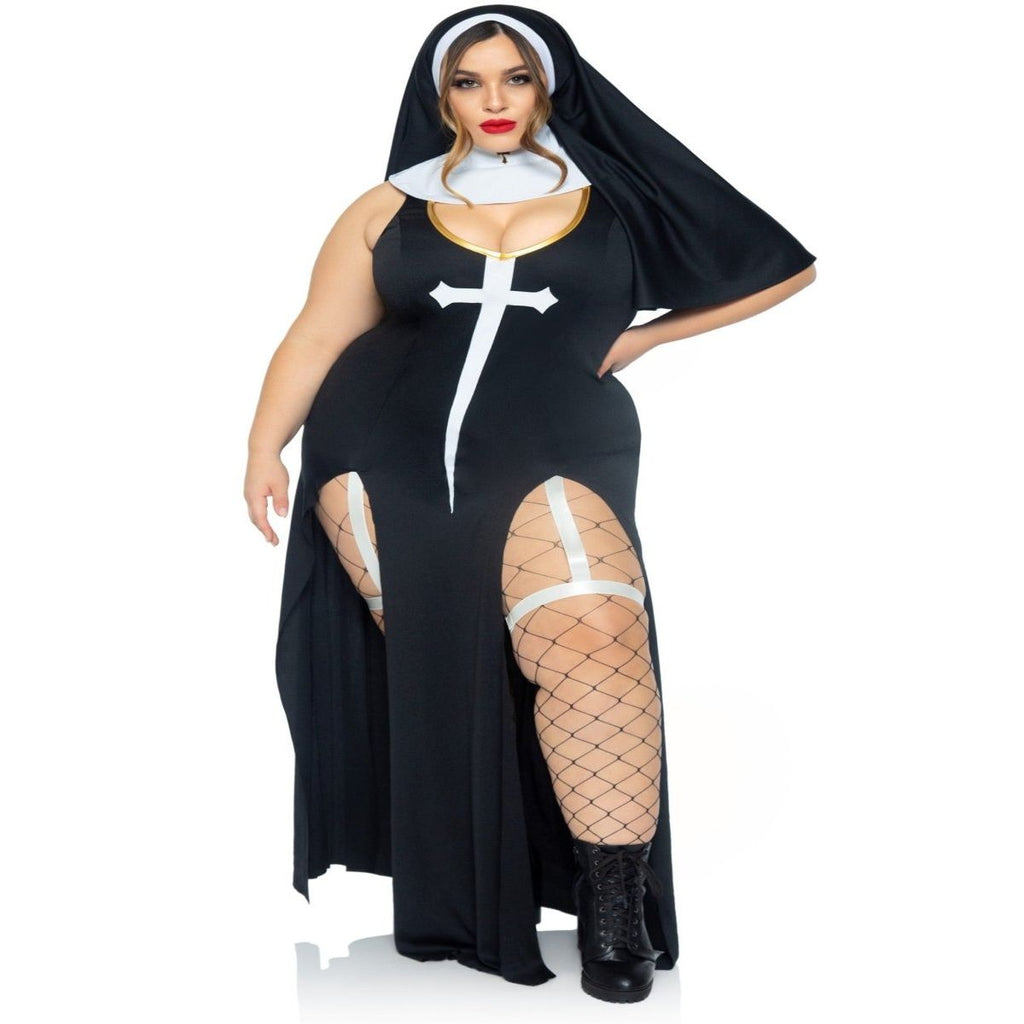 Sultry Sinner Nun Costume - worldclasscostumes