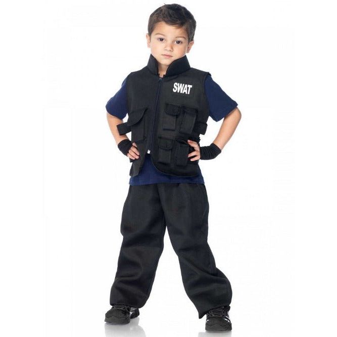 Swat Officer Boys Costumes - worldclasscostumes
