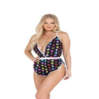 Sweetheart Printed Lounge Romper - worldclasscostumes