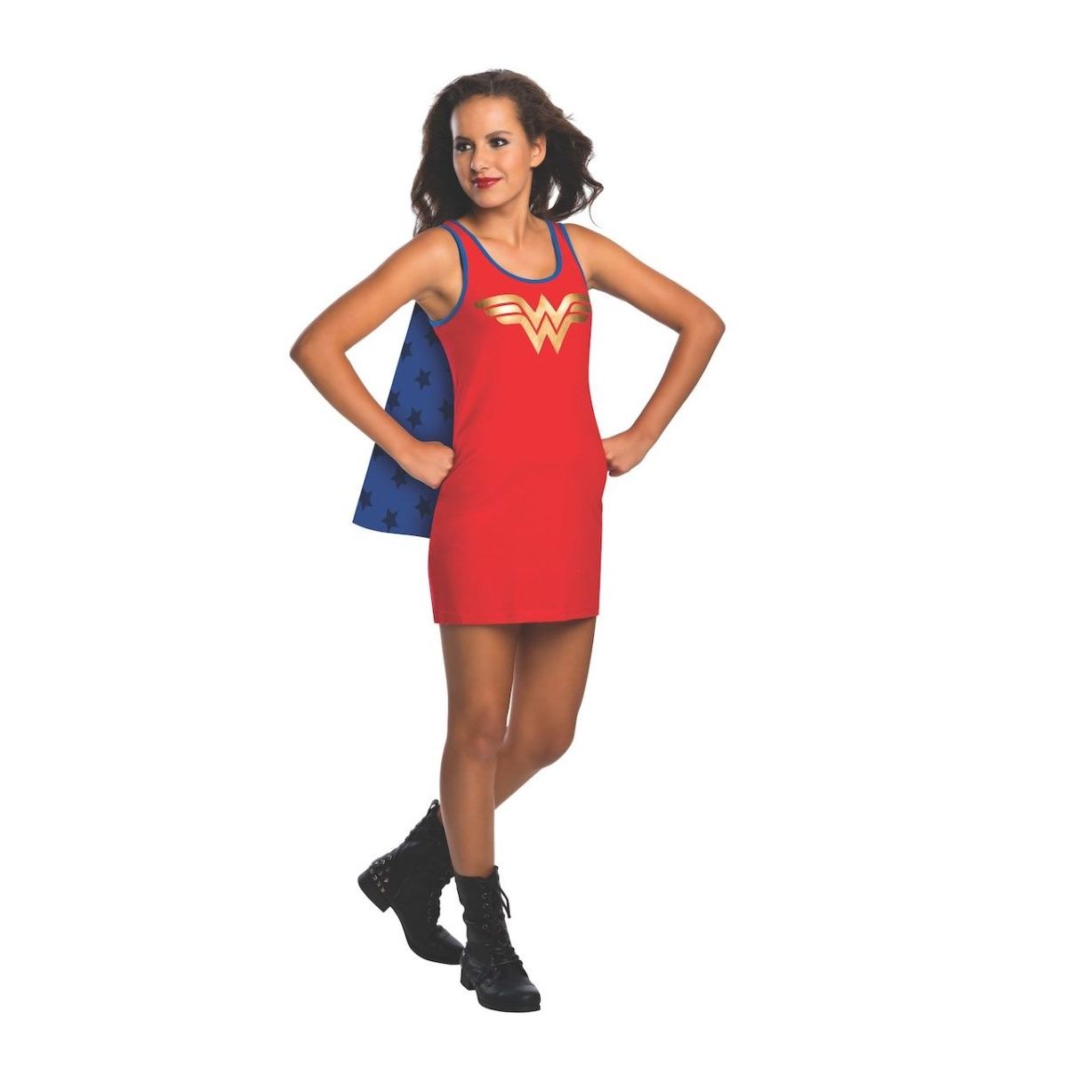 Tank Dress Teen Wonder Woman Costume - worldclasscostumes