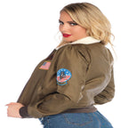 Top Gun Women"s Bomber Jacket - worldclasscostumes