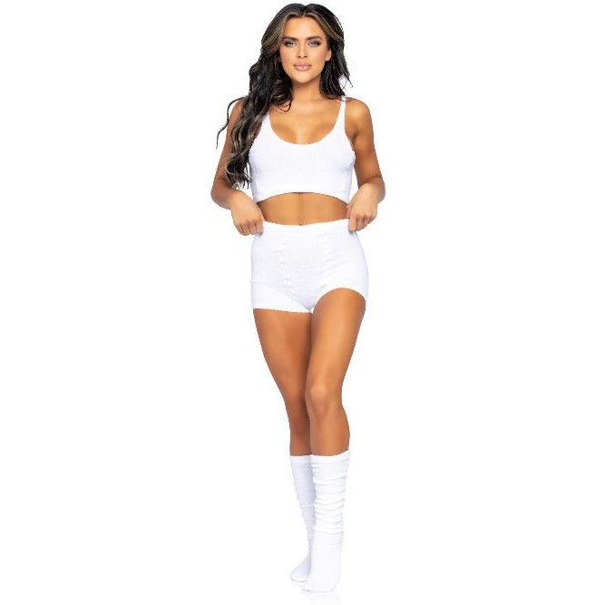 Ultra-Soft Cozy Knit Lingerie Sleepwear - worldclasscostumes