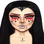 Vampire Adhesive Face Jewels Sticker - worldclasscostumes