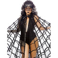 Velvet flocked web cape - worldclasscostumes