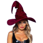 Velvet Ruched witch Hat - worldclasscostumes