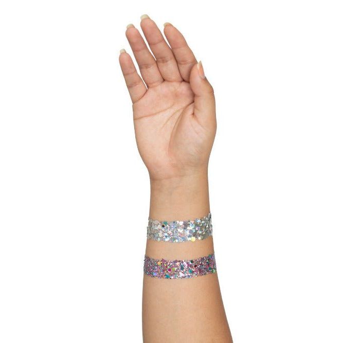 Vibe Neon Adhesive Black Light Face Jewel Sticker - worldclasscostumes