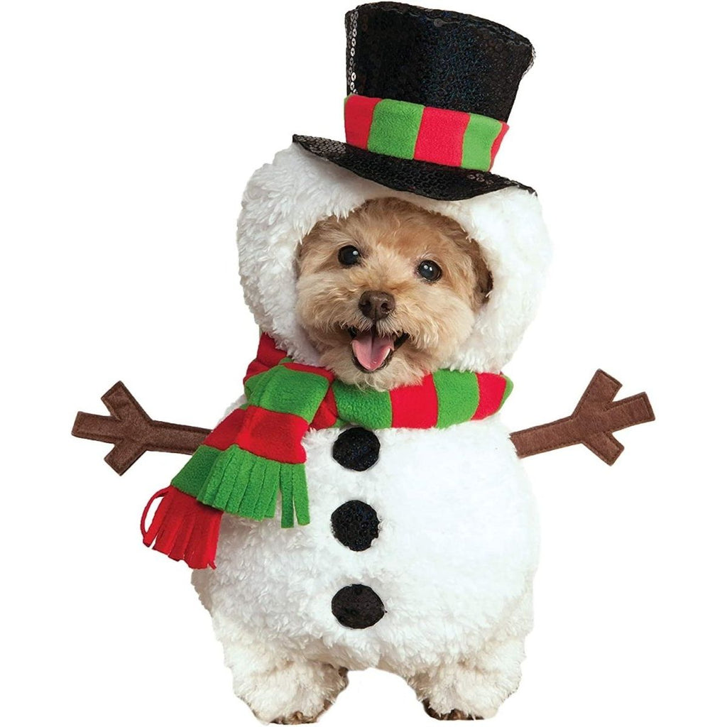 Walking Snowman Pet Costume - worldclasscostumes