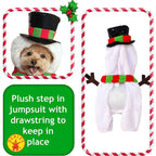 Walking Snowman Pet Costume - worldclasscostumes