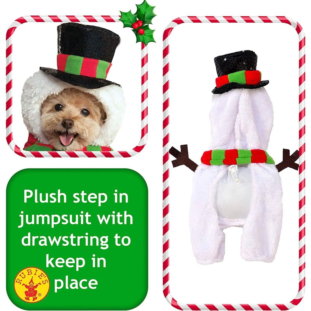 Walking Snowman Pet Costume - worldclasscostumes