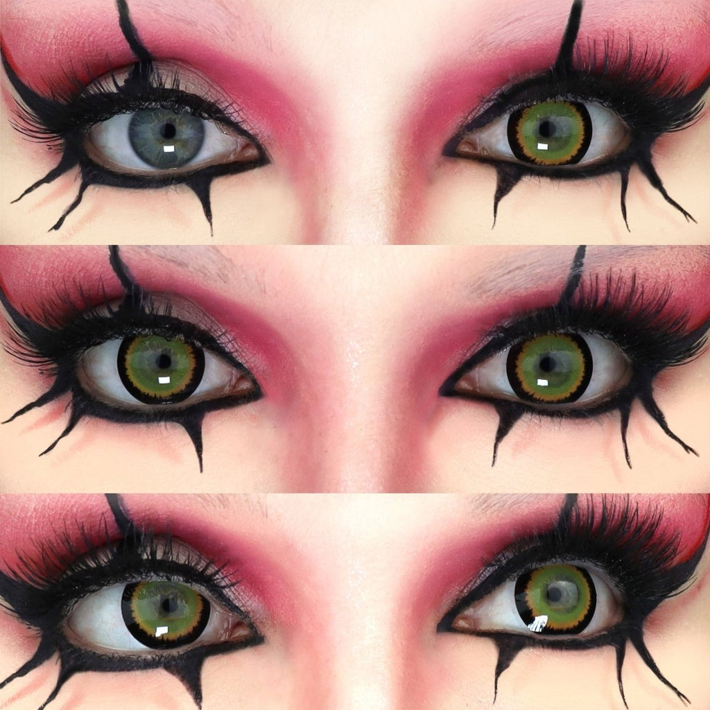 Werewolf II - Orange Colored Contact Lenses - worldclasscostumes