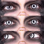 Werewolf III - White Colored Contact Lenses - worldclasscostumes