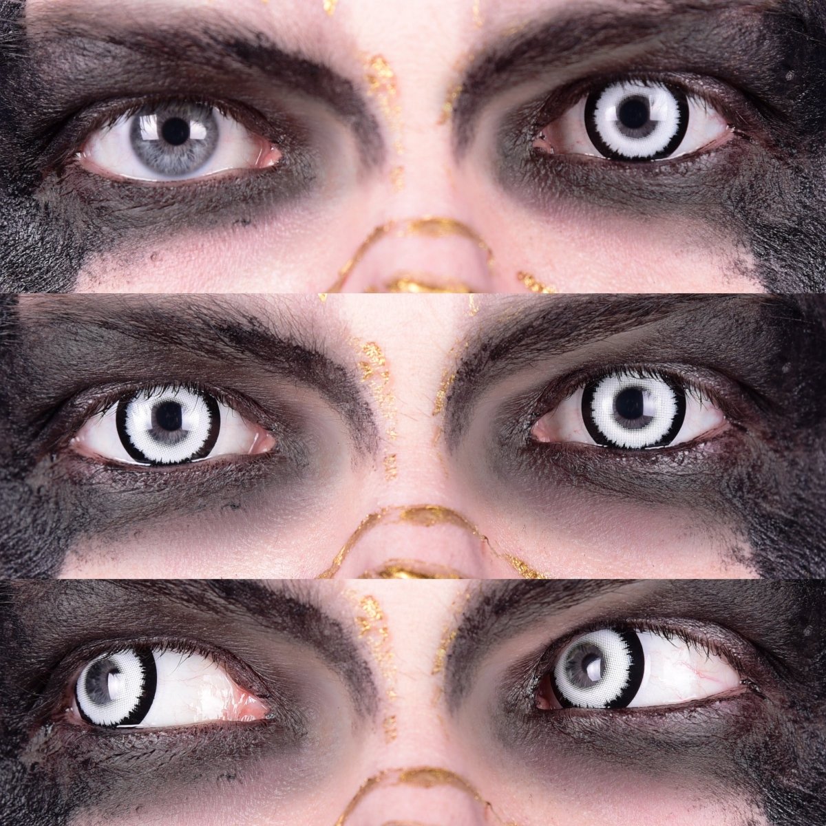 Werewolf III - White Colored Contact Lenses - worldclasscostumes