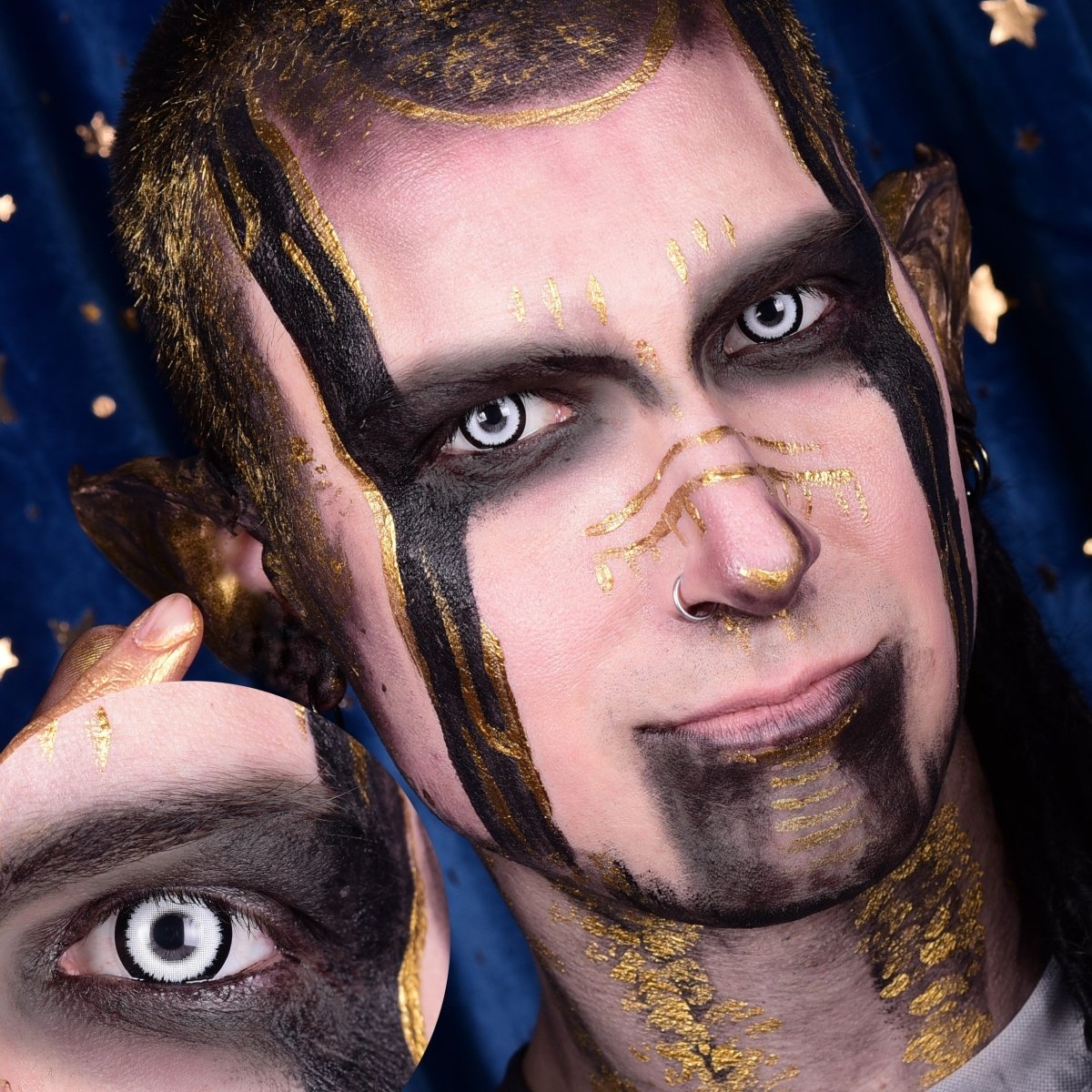 Werewolf III - White Colored Contact Lenses - worldclasscostumes