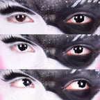 White Mini Sclera - White Colored Contact Lenses - worldclasscostumes