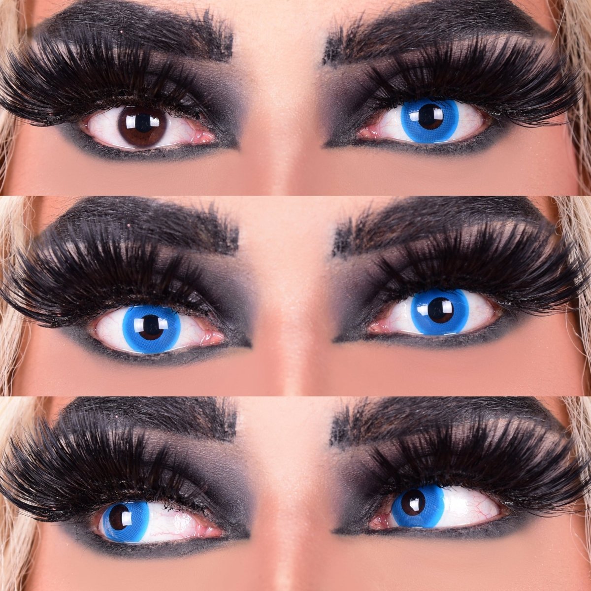 Wonderland - Blue Colored Contact Lenses - worldclasscostumes