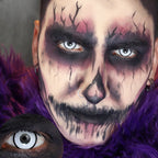 Zombie II - White Colored Contact Lenses - worldclasscostumes