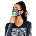 Zombie Skull Face Mask - worldclasscostumes